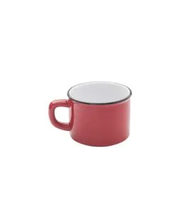 Mug rond noir grès émaillé 25 cl Ø 8,5 cm Bistrot Pro.mundi