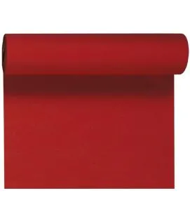 Rouleau tête à tête rouge non tissé 0,4x24 m Dunicel Duni