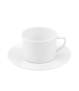 Sous-tasse à thé rond blanc mélamine Ø 15 cm Prestige Platex