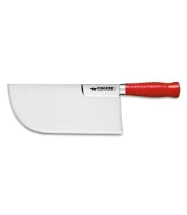 Feuille à fendre inox rouge 965 g 28 cm inox plastique Fischer