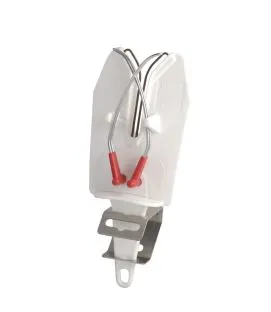 Aiguiseur manuel inox blanc 35x13x6,5 cm taillage extra fin Fischer