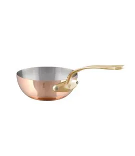Sauteuse bombée cuivre inox Ø 20 cm 7 cm 1,9 L M'200 B Mauviel