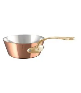 Sauteuse évasée droite cuivre inox Ø 24 cm 9 cm 2,9 L M'200 B Mauviel
