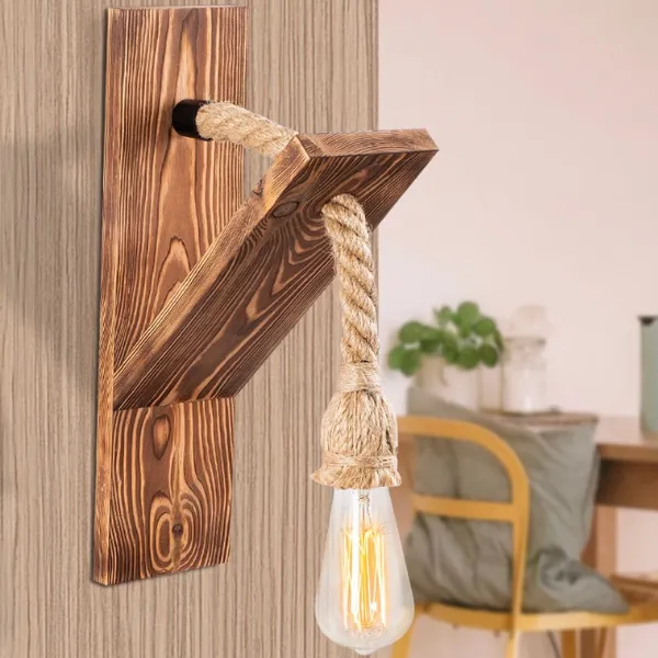 Lustro Wall Lamp | Fir Tree Body 11x21 cm | IP20 Wooden