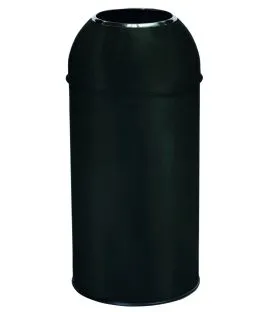 Collecteur dôme métal 40 L noir mat Probbax