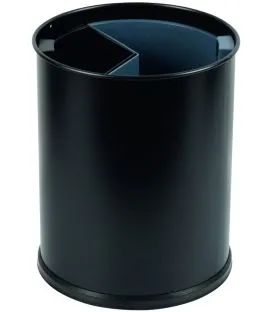 Corbeille acier 13 L noir Probbax