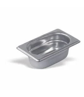 Bac GN 1/9 inox 18/10 P10 cm 0,8 L Pujadas