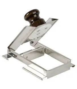 Chariot pour mandoline inox 17x12x2,5 cm L.tellier