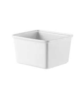 Plat buffet porcelaine vitrifiée blanc 19,4x18x11,5 cm 2 L Counter Serve Churchill