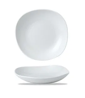 Assiette creuse rond blanc porcelaine vitrifiée Ø 29,5 cm White Dudson