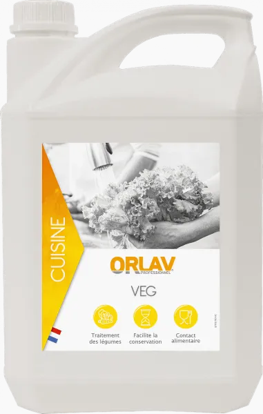 VEG Agent de décontamination des produits d’origine végétale 5L