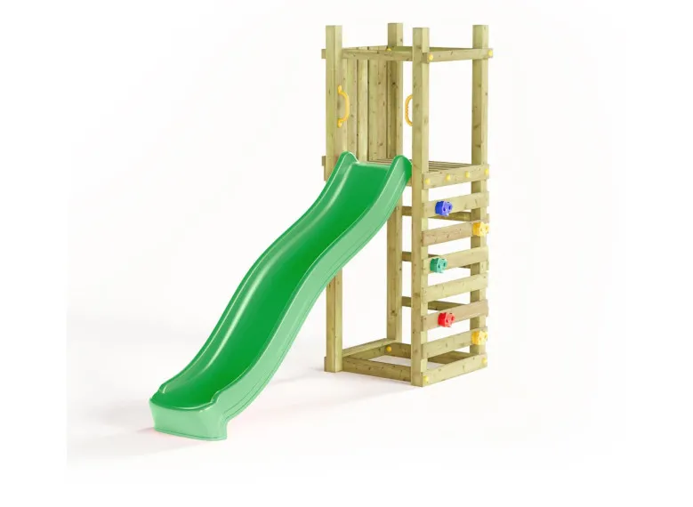 Aire de jeux Funny 3 Light avec tour et mur d'escalade - Fungoo