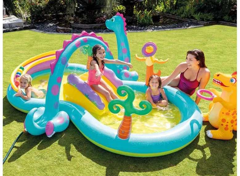 Aire de jeux gonflable Pays des Dinosaures - Intex