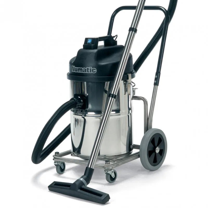 Aspirateur eau et poussières WVD750T NUMATIC 2 moteurs inox robuste - 40L