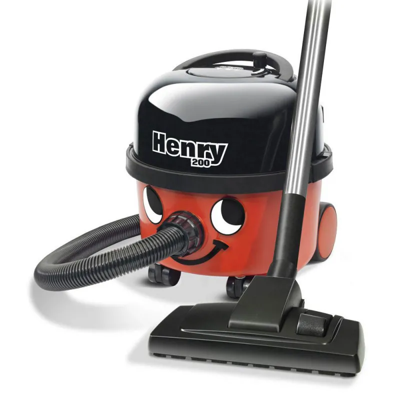 Aspirateur HENRY NUMATIC 9L HVR200-11 rouge, qualités professionnelles et respectueux des règlementations les plus strictes.