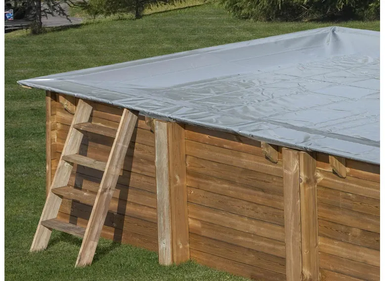 Bâche d'hivernage pour piscine bois carrée - Gré