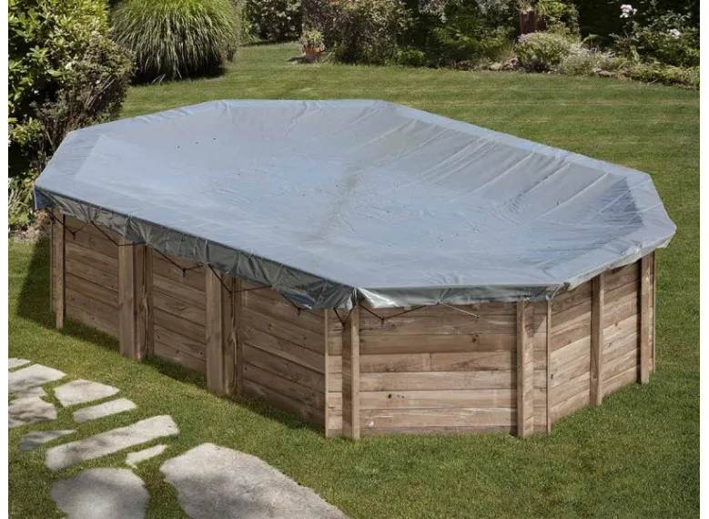 Bâche d'hivernage pour piscine bois octogonale - Gré