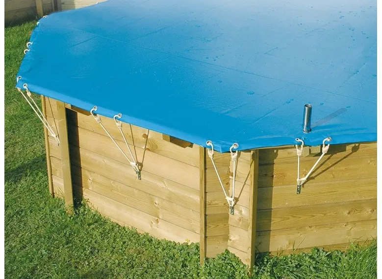 Bâche hiver pour piscine bois Azura - Ubbink