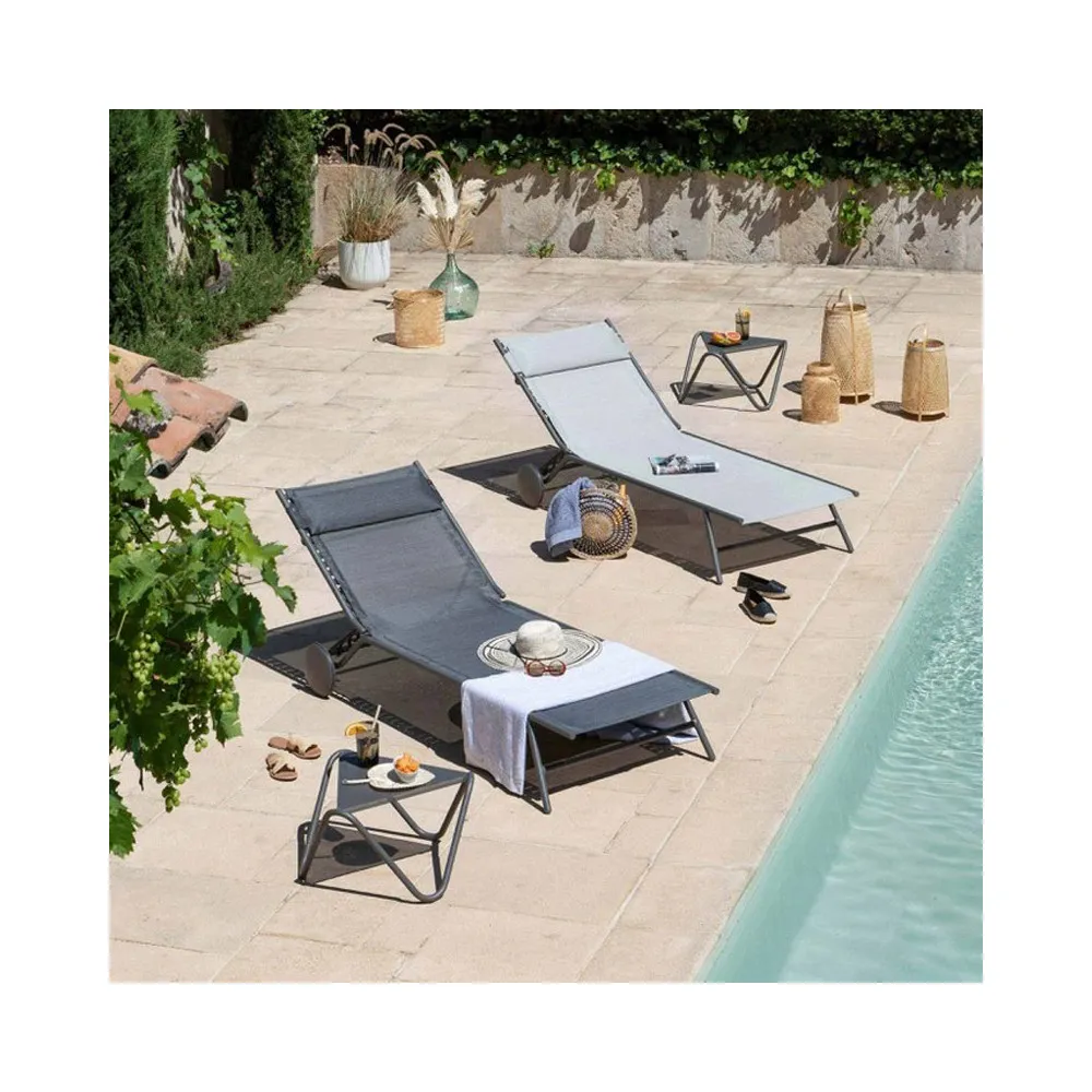 Bain de soleil Lafuma Mobilier Miami II Rives Becomfort - 4 coloris