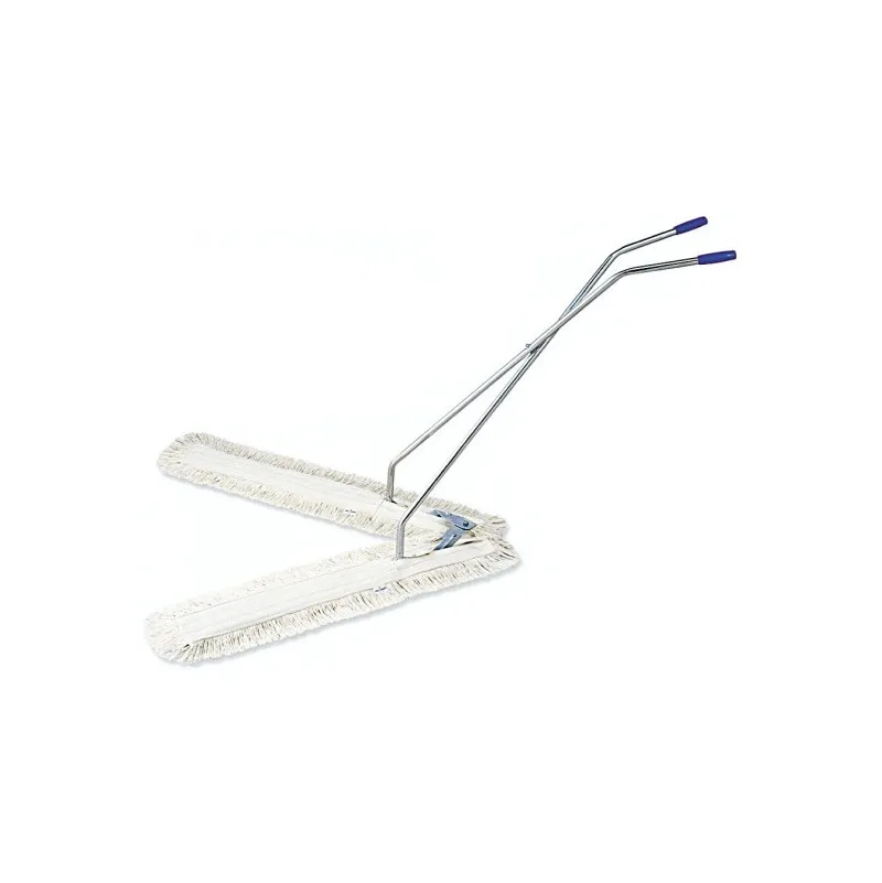 Balai ciseaux métal complet 2 x 1m avec lot de 2 franges coton