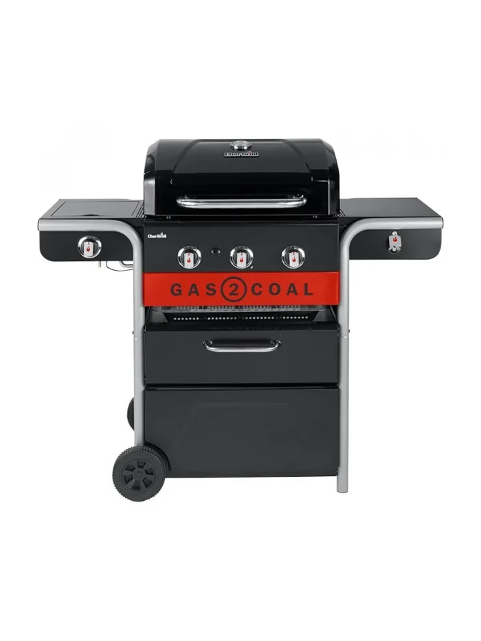 Barbecue hybride gaz & charbon "Gas2Coal 2.0 330" - Char-Broil