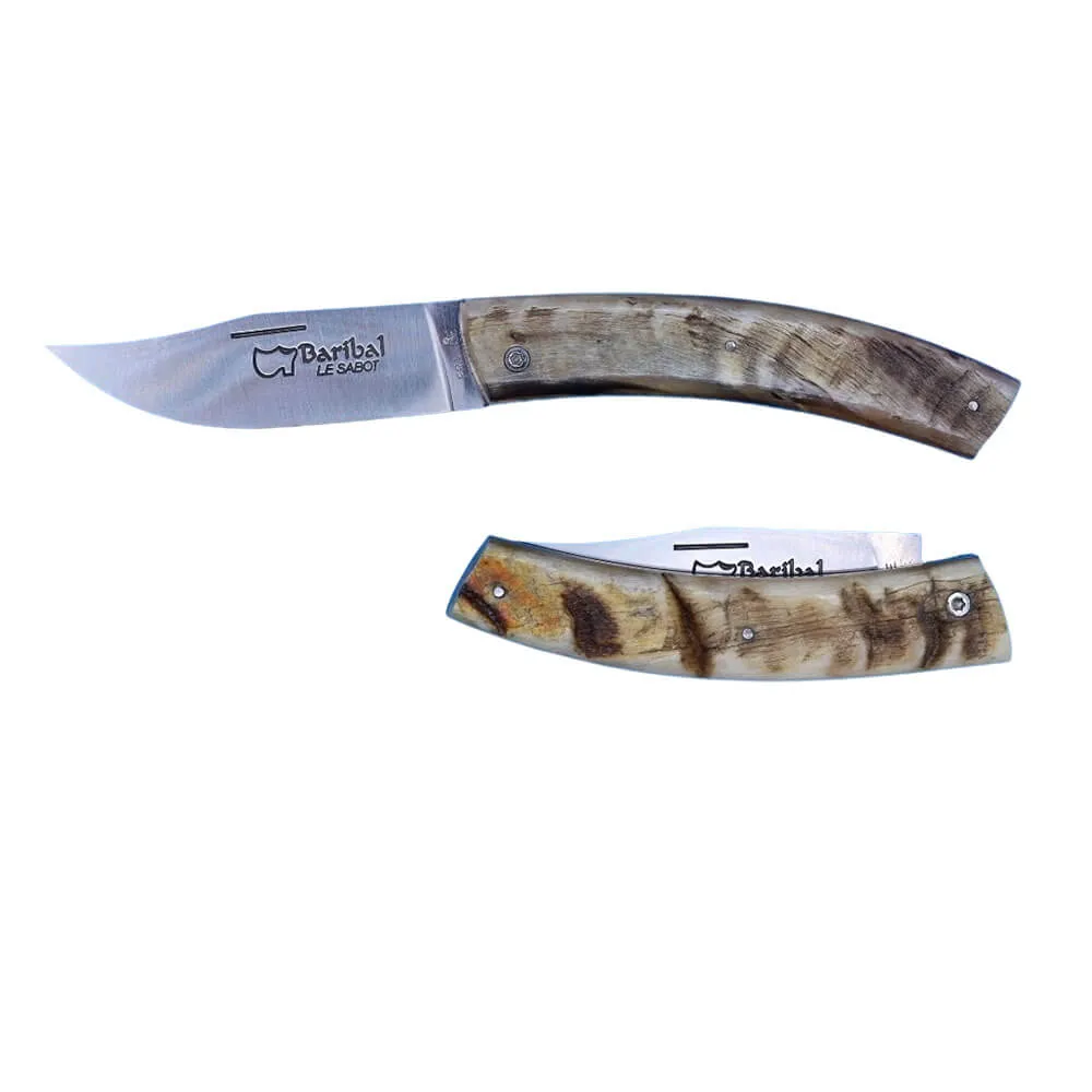 Couteau pliant Baribal 12 cm Corne Bélier - Au Sabot