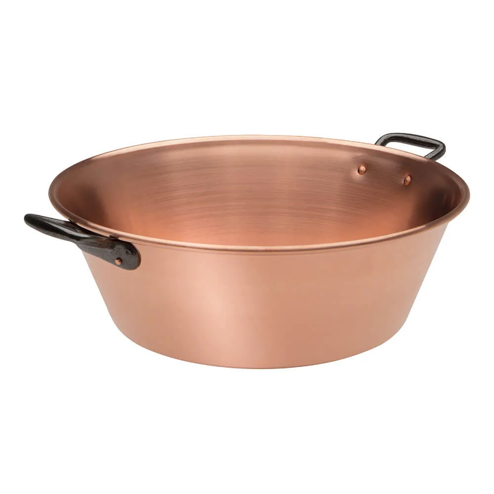 Bassine à Confiture en Cuivre Tous Feux Induction - BAUMALU