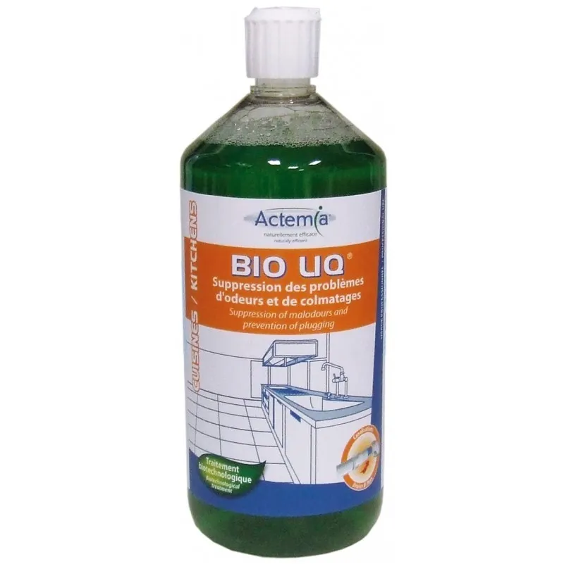 Bio Liq 1L - Produit traitement des canalisations de cuisine