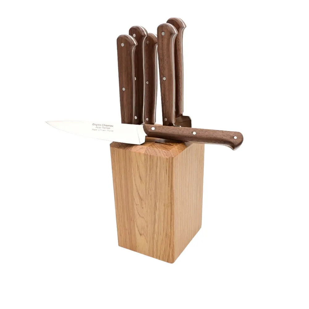 Set de 6 couteaux Le P'TIT TRADI Noyer - GOYON-CHAZEAU