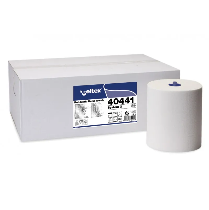 Papier essuie-mains en rouleaux pour AUTOCUT 140m - 2 plis - Blanc C40441