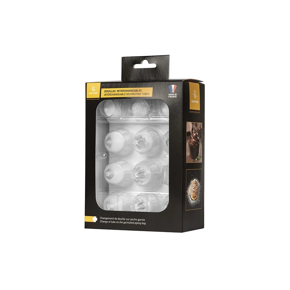 Boîte de 10 douilles MATFER copolyester interchangeables