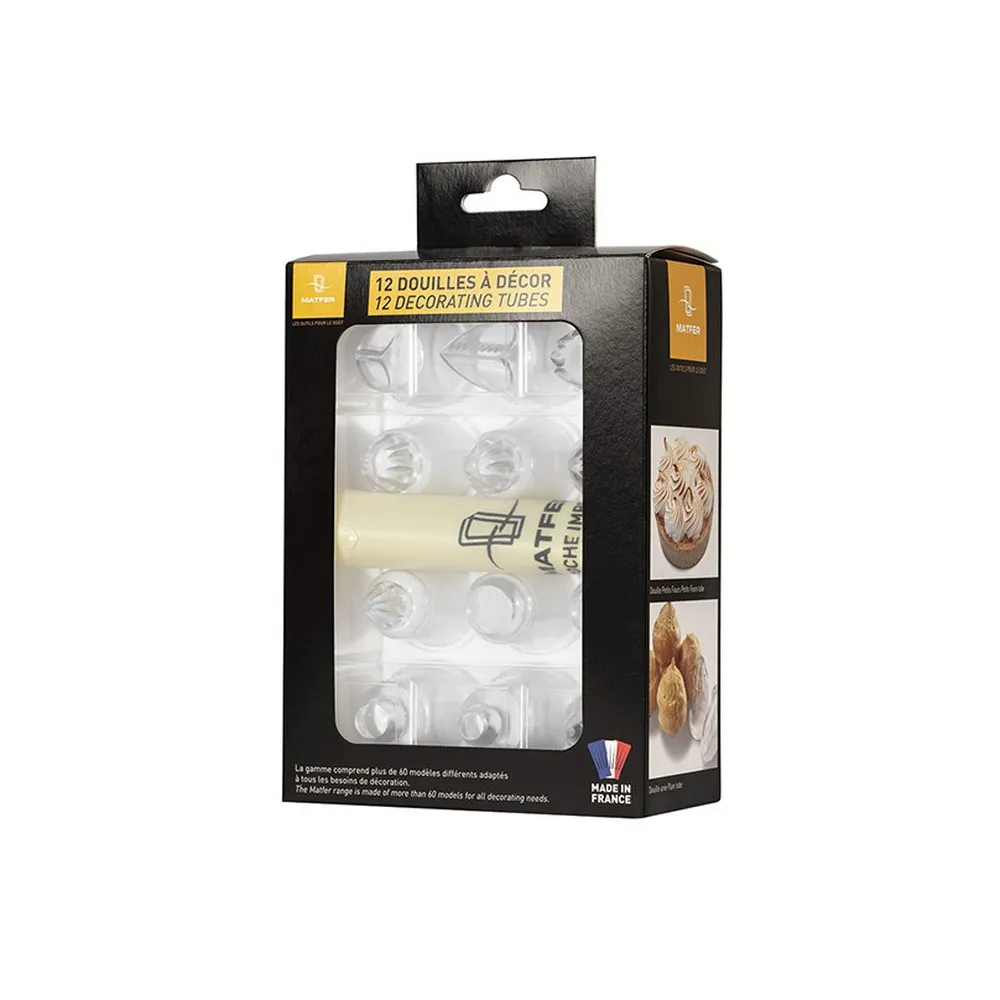 Boîte de 12 douilles MATFER Choix de l'élève copolyester interchangeables