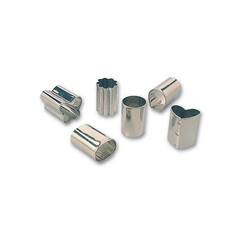 Boite de 6 découpoirs MATFER mignardises en inox