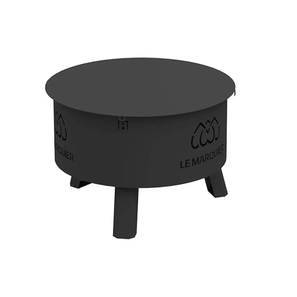 Brasero avec couvercle Original Noir - LE MARQUIER