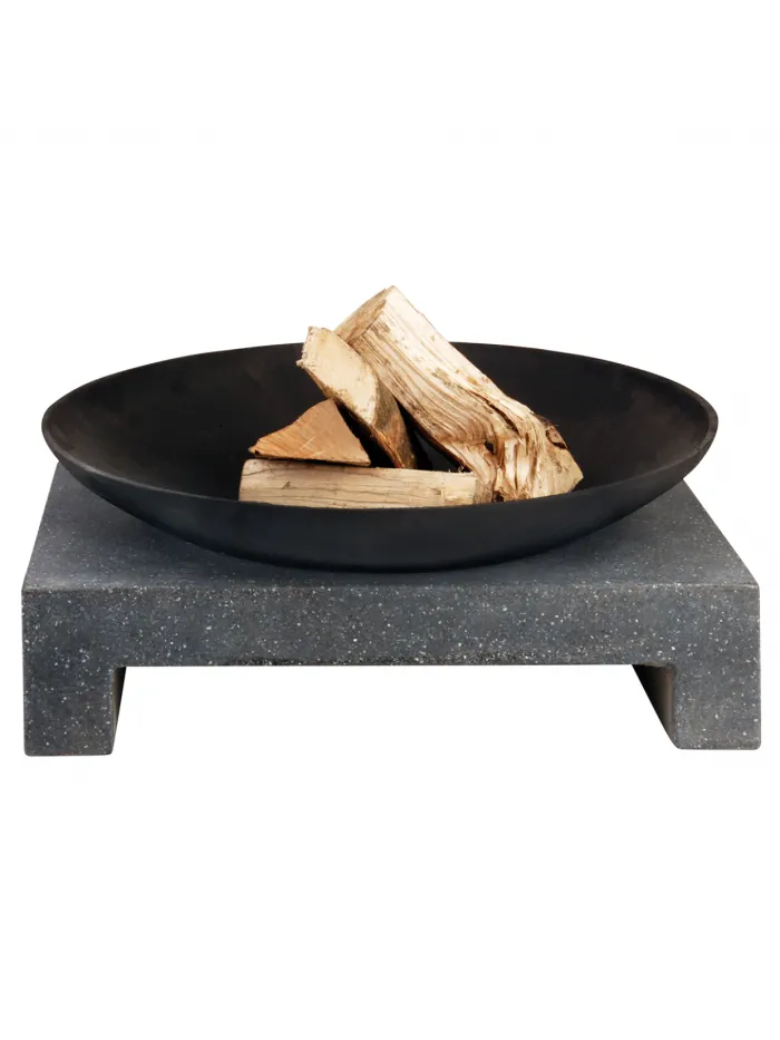 Brasero avec vasque en granito - Esschert Design