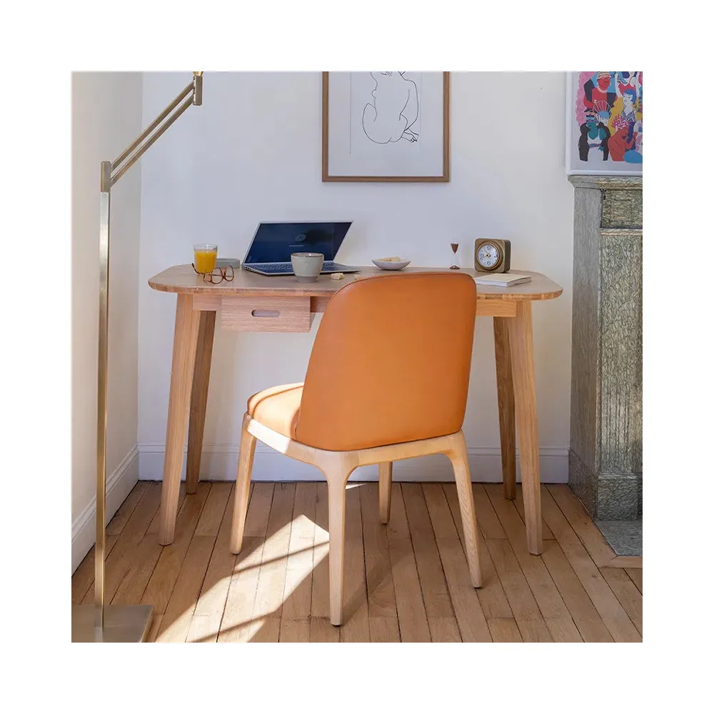 Bureau Snack Dasras bois chêne ou noyer - 10 finitions 2 dimensions