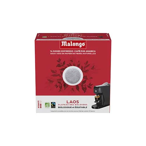 Dosettes café Laos - Machine EOH - MALONGO