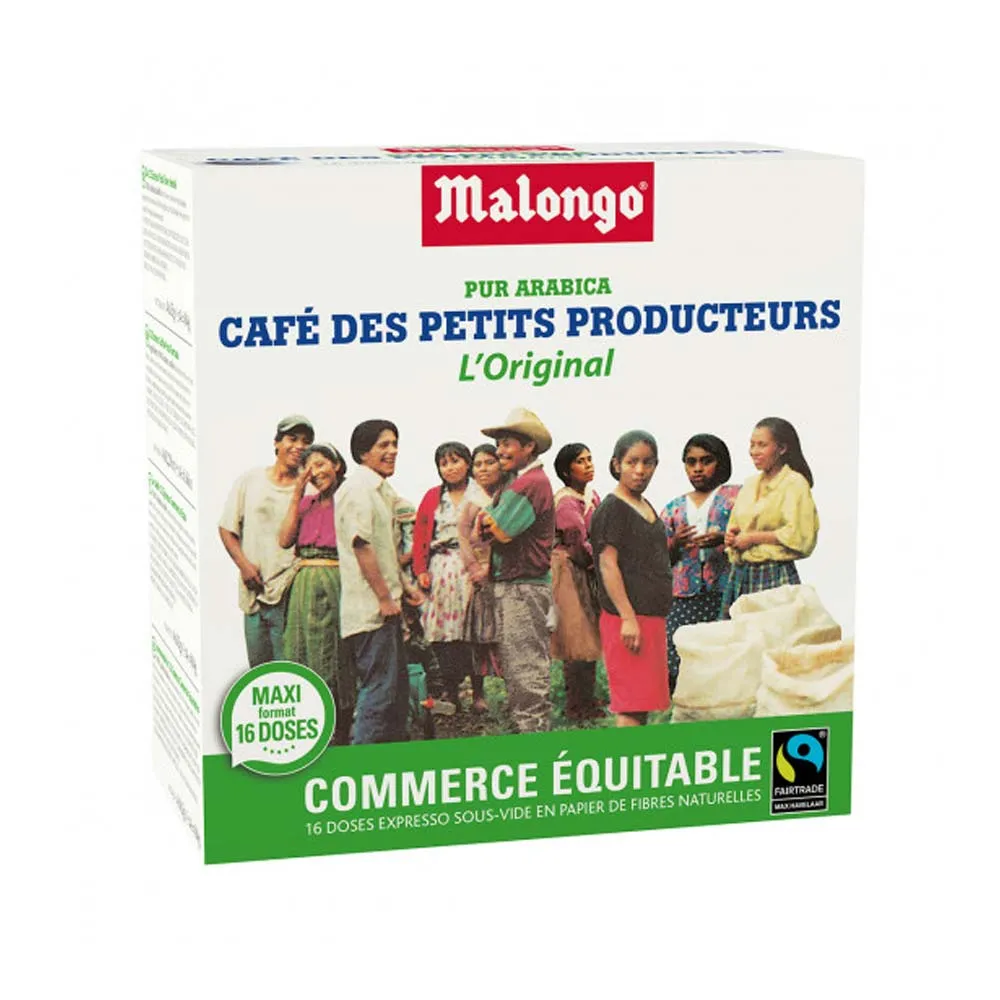 Dosettes de café Les Petits Producteurs- Machine EOH - MALONGO