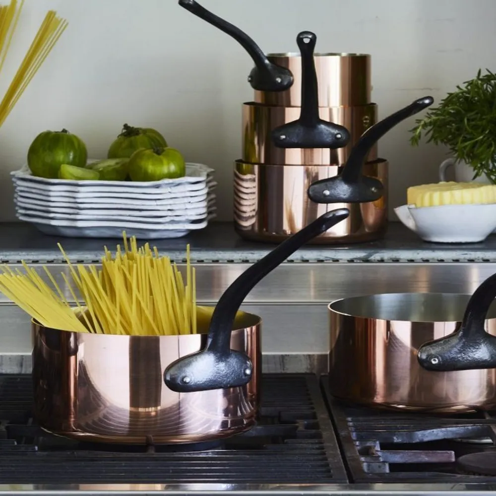 Casserole en cuivre étamé Baumalu - 5 tailles