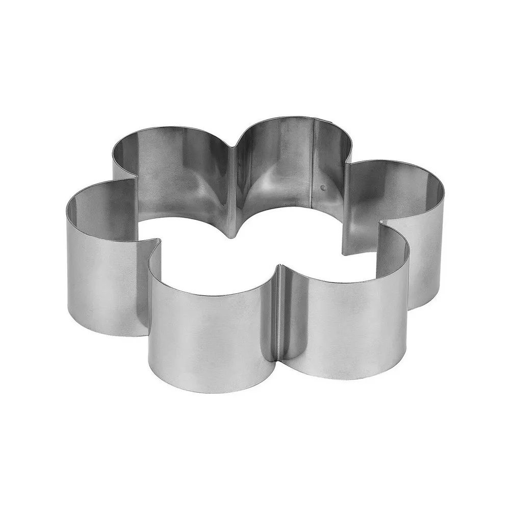 Cercle à entremets MATFER fleur cassis en inox 18cm