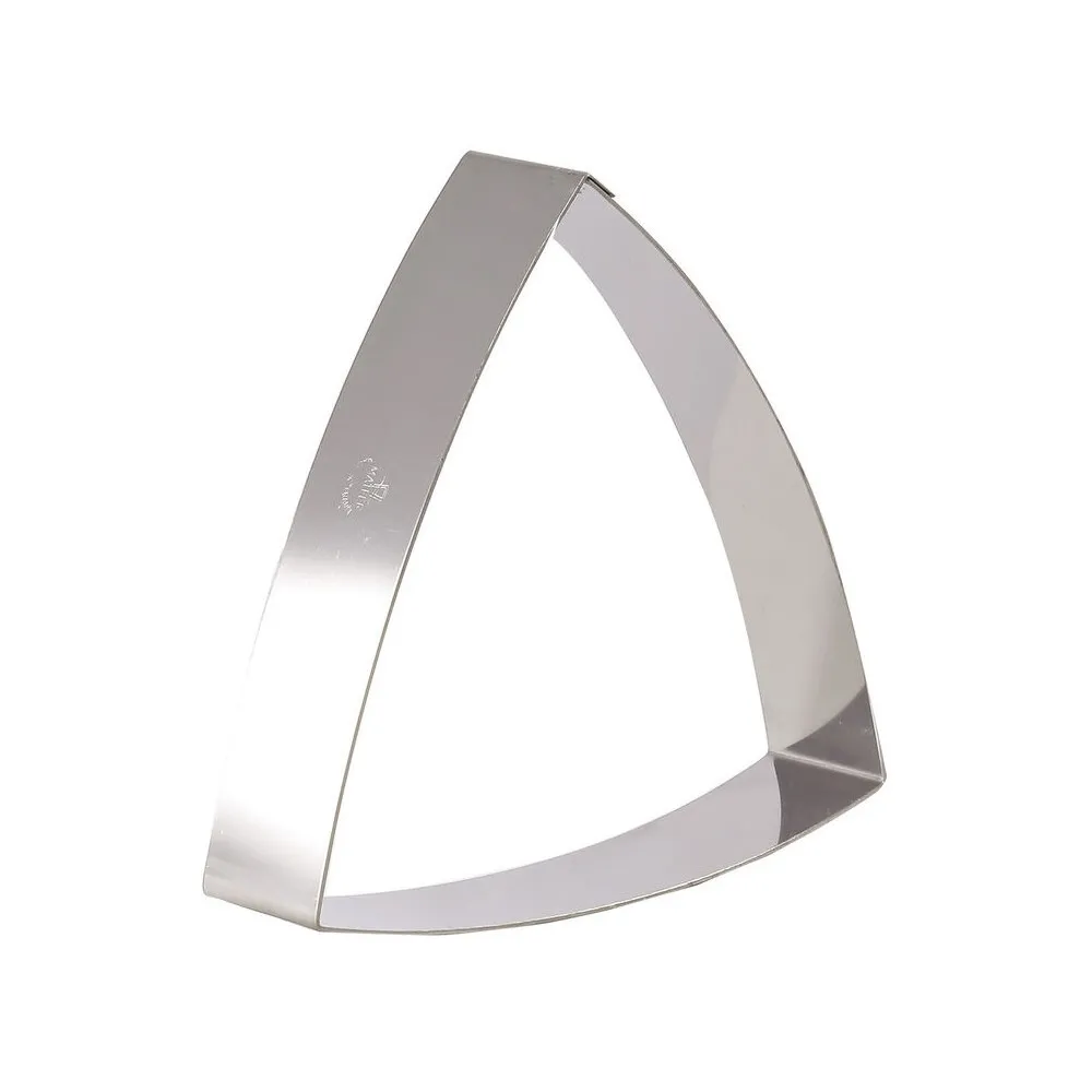 Cercle à entremets MATFER triangle bombé en inox 19cm