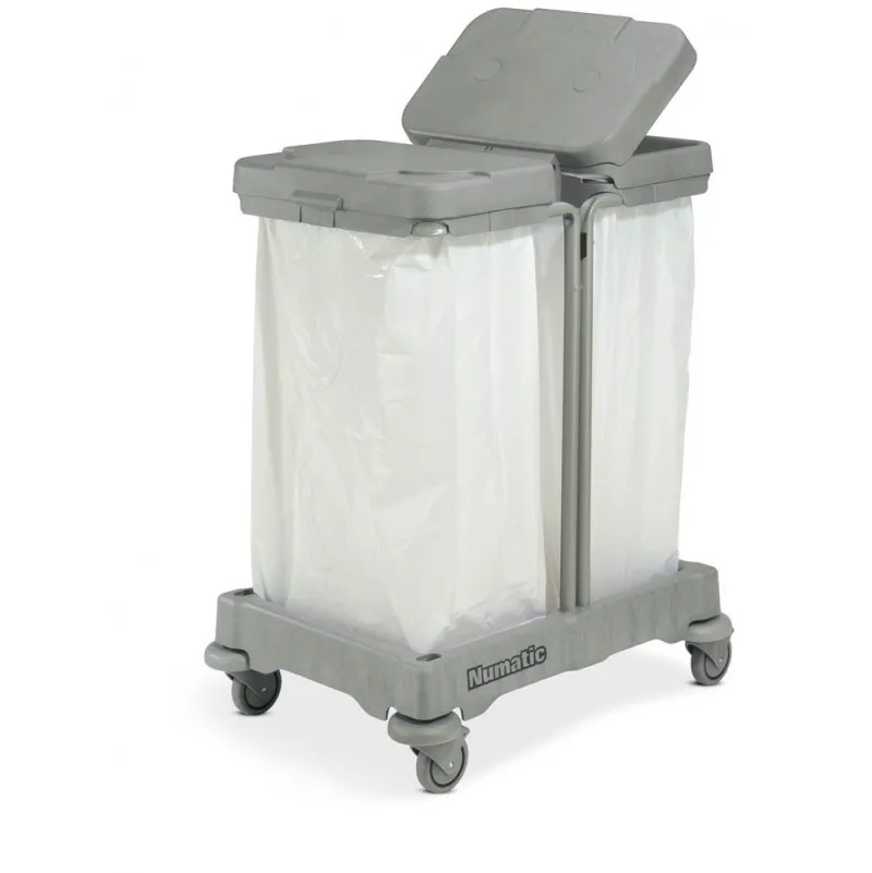 Chariot collecteur mobile de dechets SX240 NUMATIC REFLO - 2 x 120L