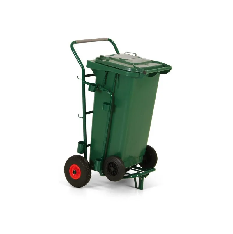 Chariot de voierie avec container