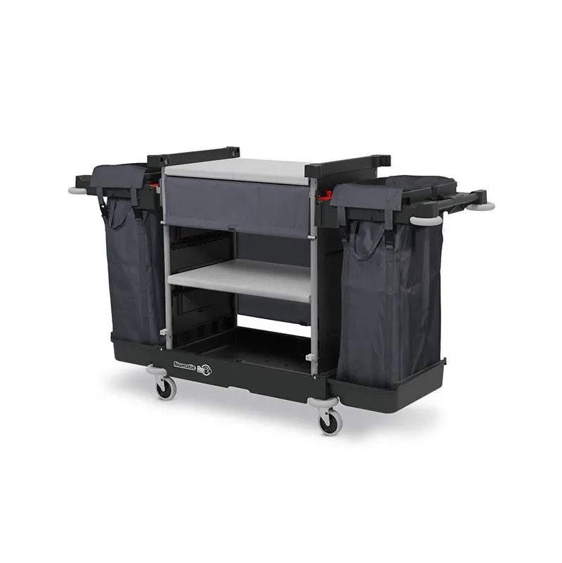 Chariot hotelier NUMATIC NKT2LL REFLO 2 sacs à linge 100L