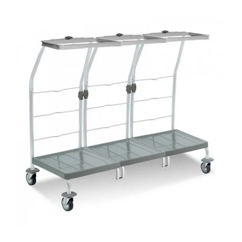 Chariot ramassage linge 3 supports sacs 70 L FILMOP