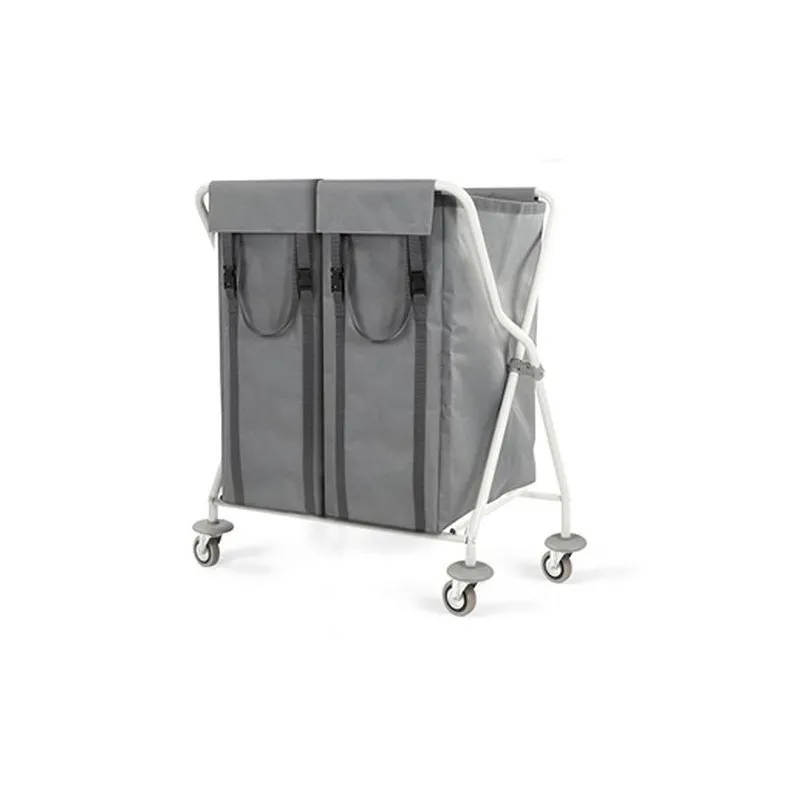 Chariot ramassage linge pliable avec sacs 2 x 100 L FILMOP