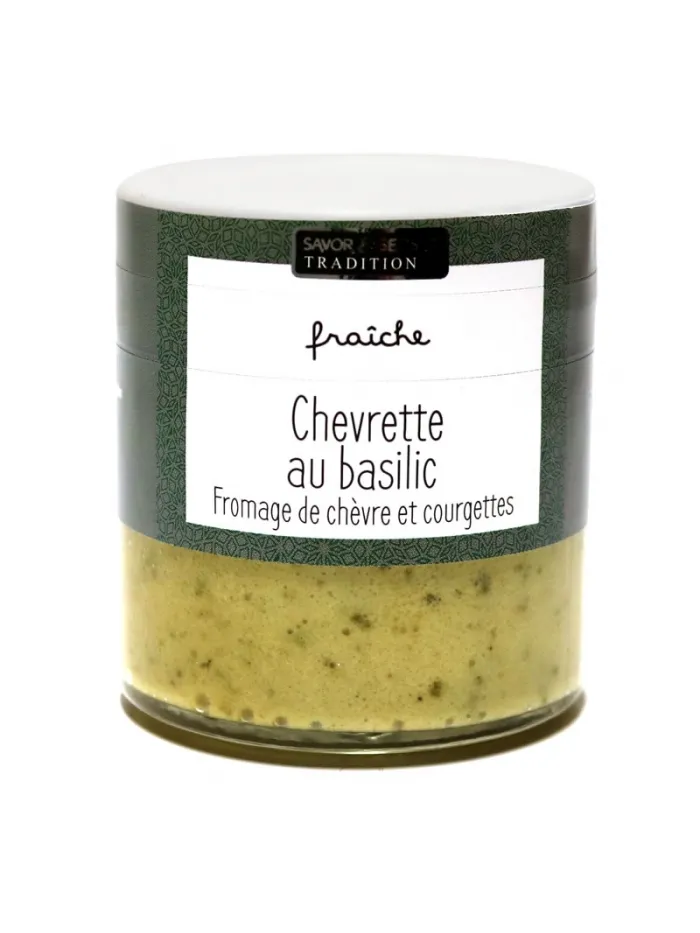 Chevrette au Basilic (mousse de chèvre) - Savor & Sens