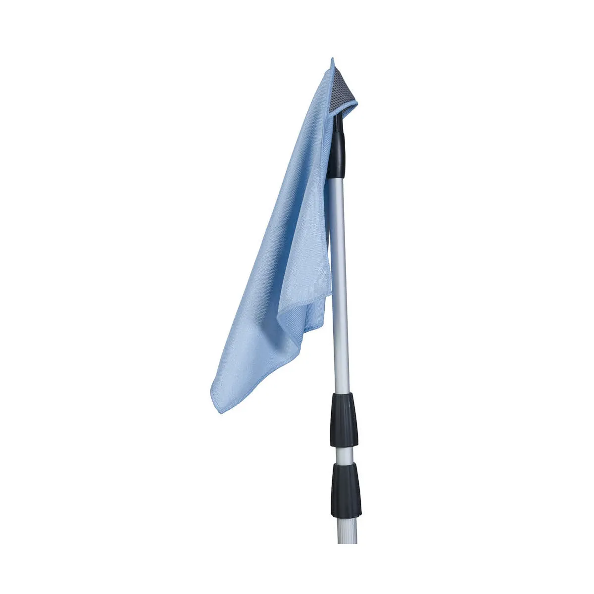 Chiffon microfibre pour essuyage avec une perche télescopique