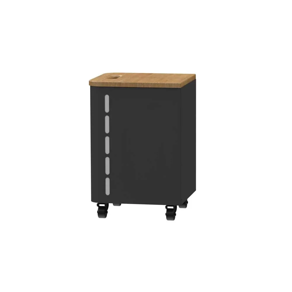 Coffre à granulés Fjord Simple Noir - LE MARQUIER