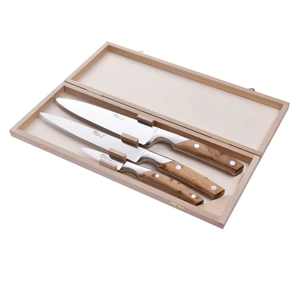 Coffret 3 couteaux de cuisine Le Thiers - GOYON-CHAZEAU